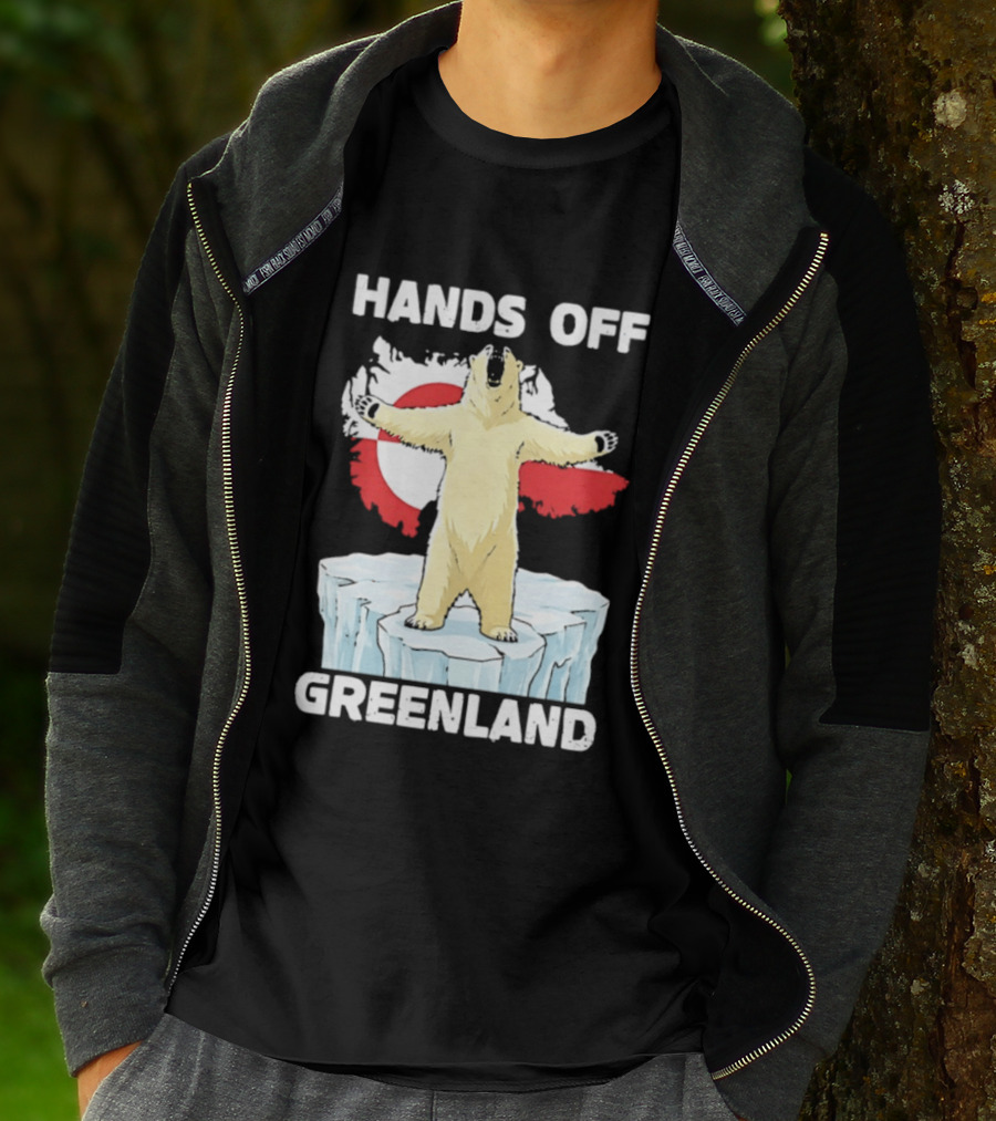Hands Off Greenland Polar Bear On Iceberg T-Shirt