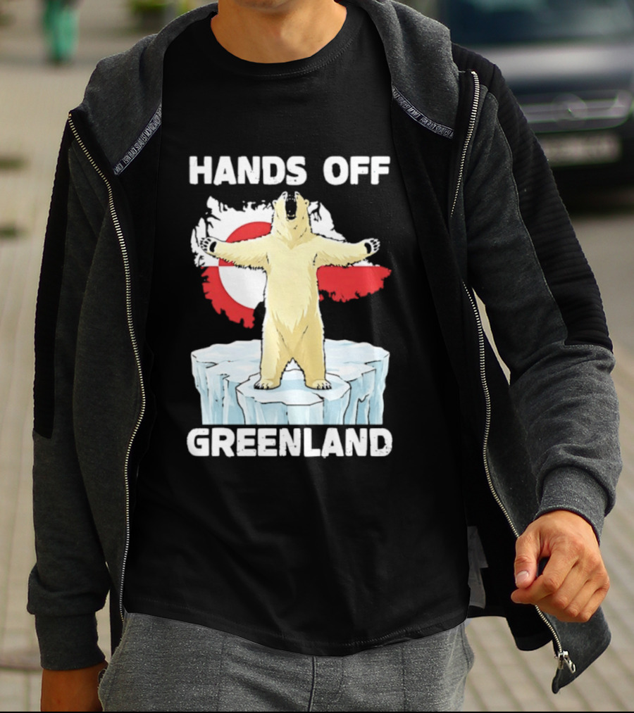 Hands Off Greenland Polar Bear On Iceberg T-Shirt