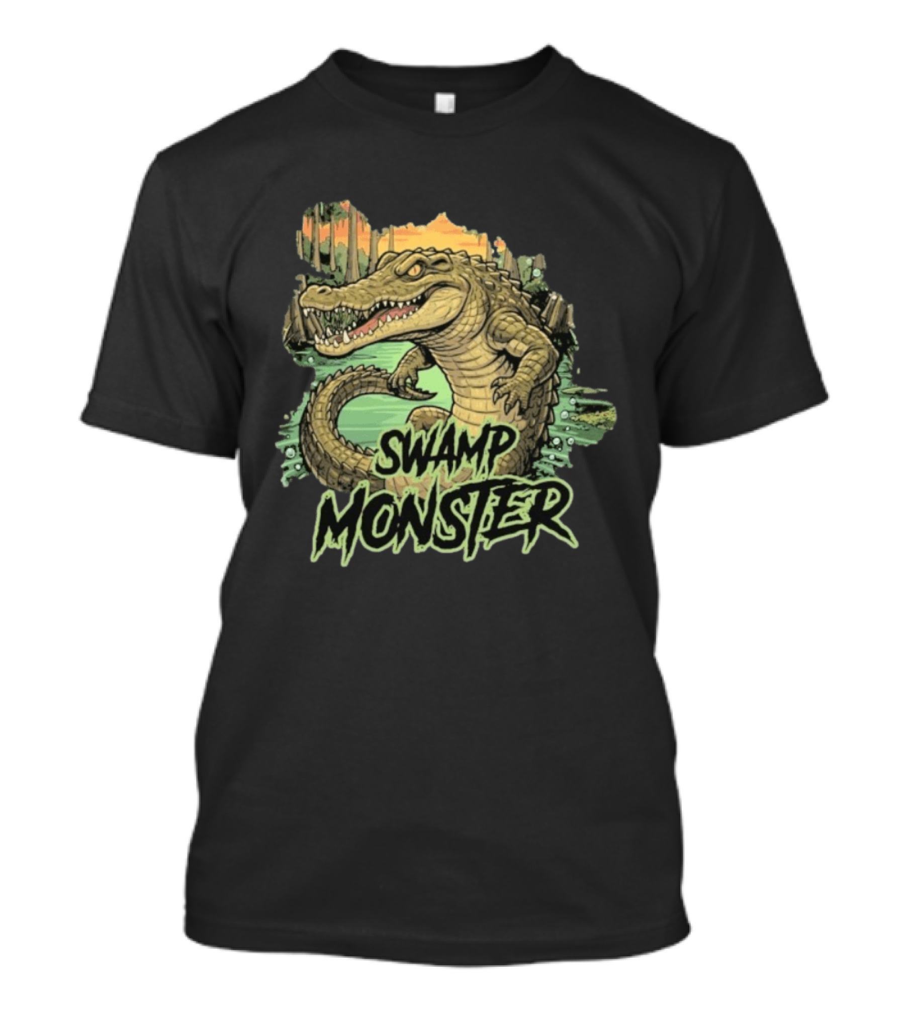 RAWWFISHING Swamp Monster Gator T-Shirt