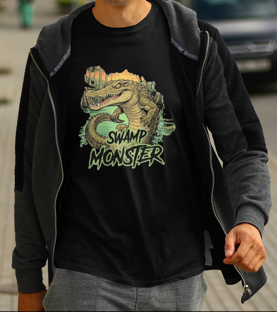 RAWWFISHING Swamp Monster Gator T-Shirt