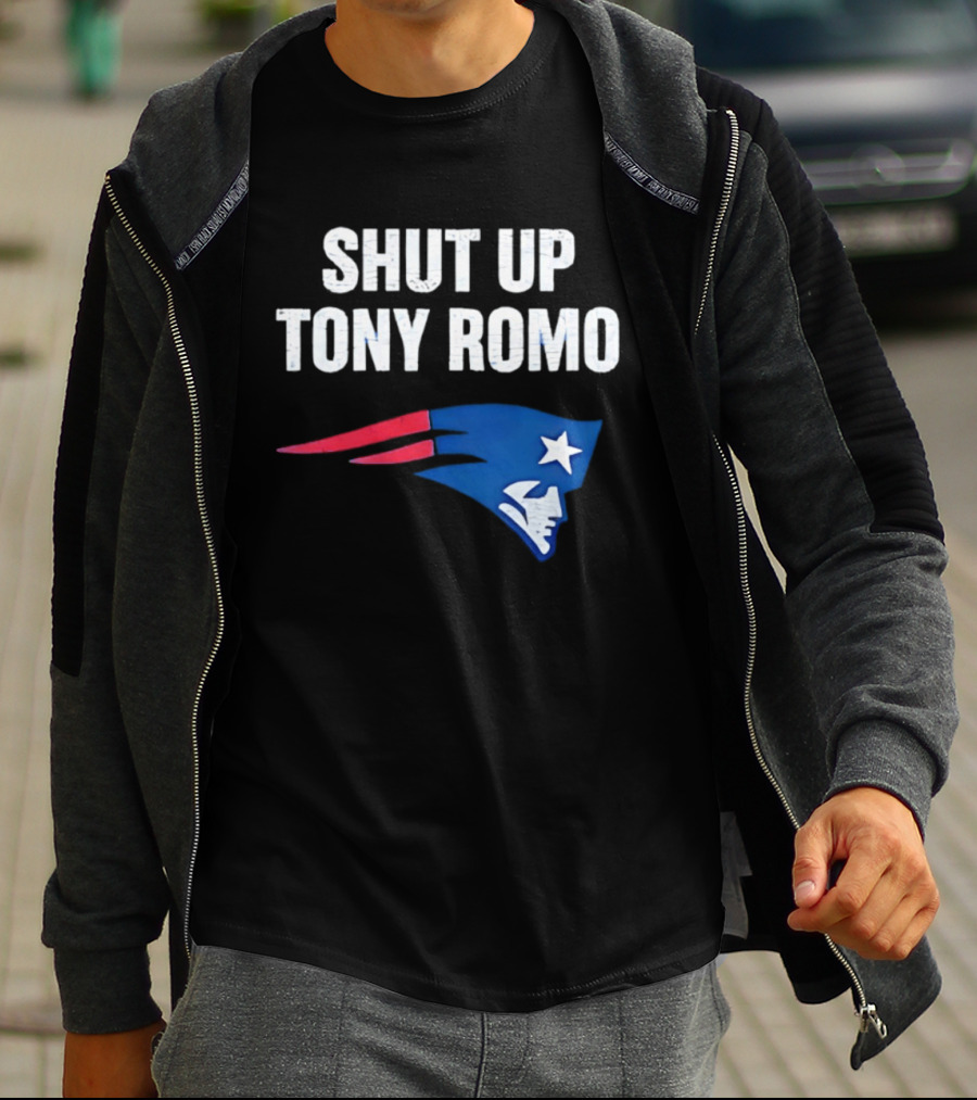 Shut Up Tony Romo New England Patriots T-Shirt
