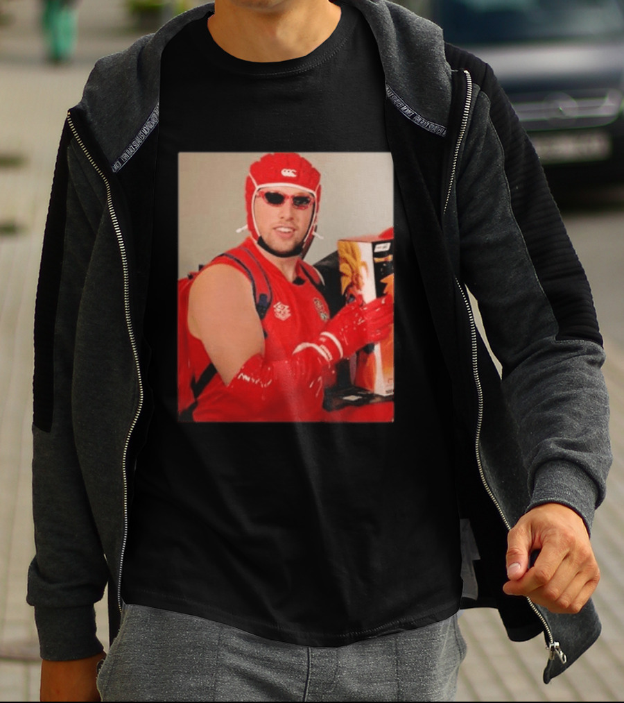 Sidemen Deepthroat Man Rugby Costume Toy Holder T-Shirt