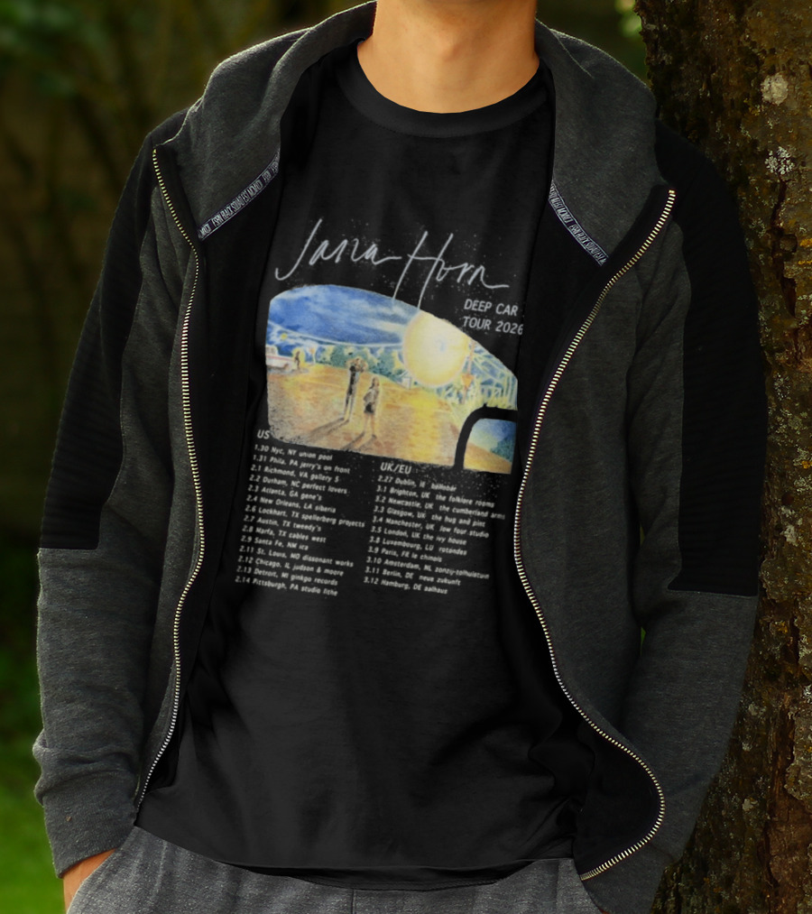 Jana Horn Deep Car Tour 2026 Dates Texas Sun T-Shirt
