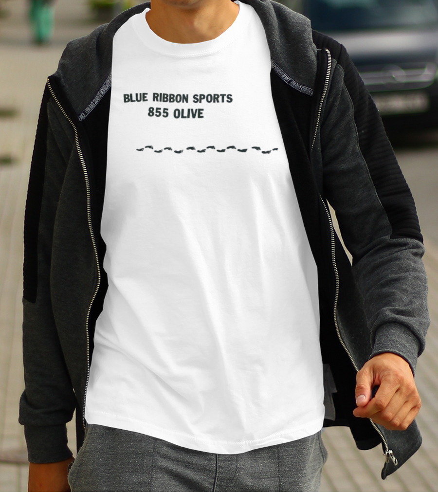 Blue Ribbon Sports 855 Olive Wave T-Shirt