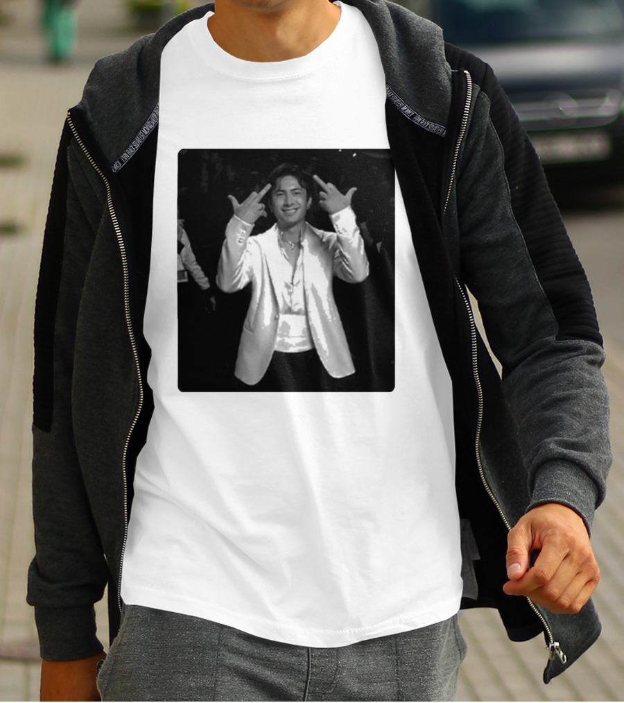 Hudson Williams Glambot Heated Rivalry Jacket Gesture T-Shirt