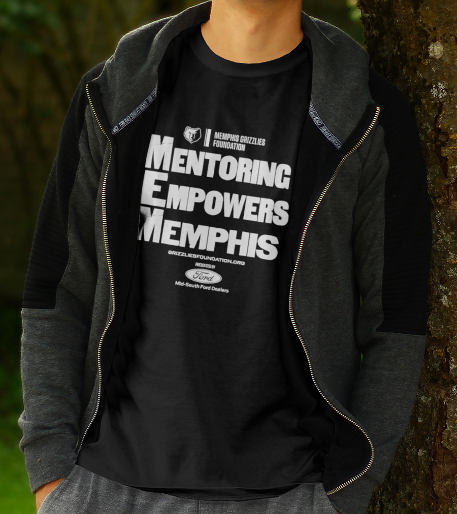 Mentoring Empowers Memphis Grizzlies Foundation Collaboration T-Shirt