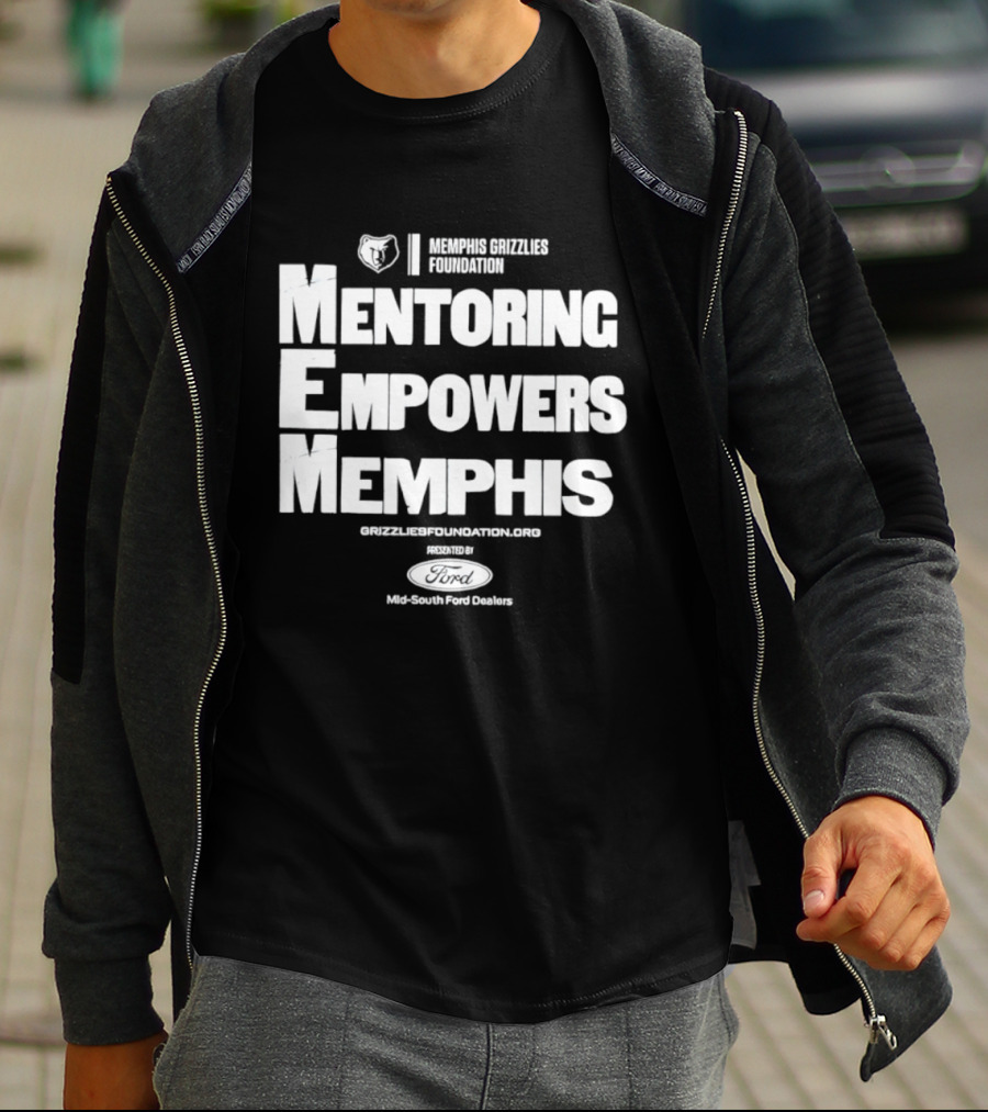 Mentoring Empowers Memphis Grizzlies Foundation Collaboration T-Shirt