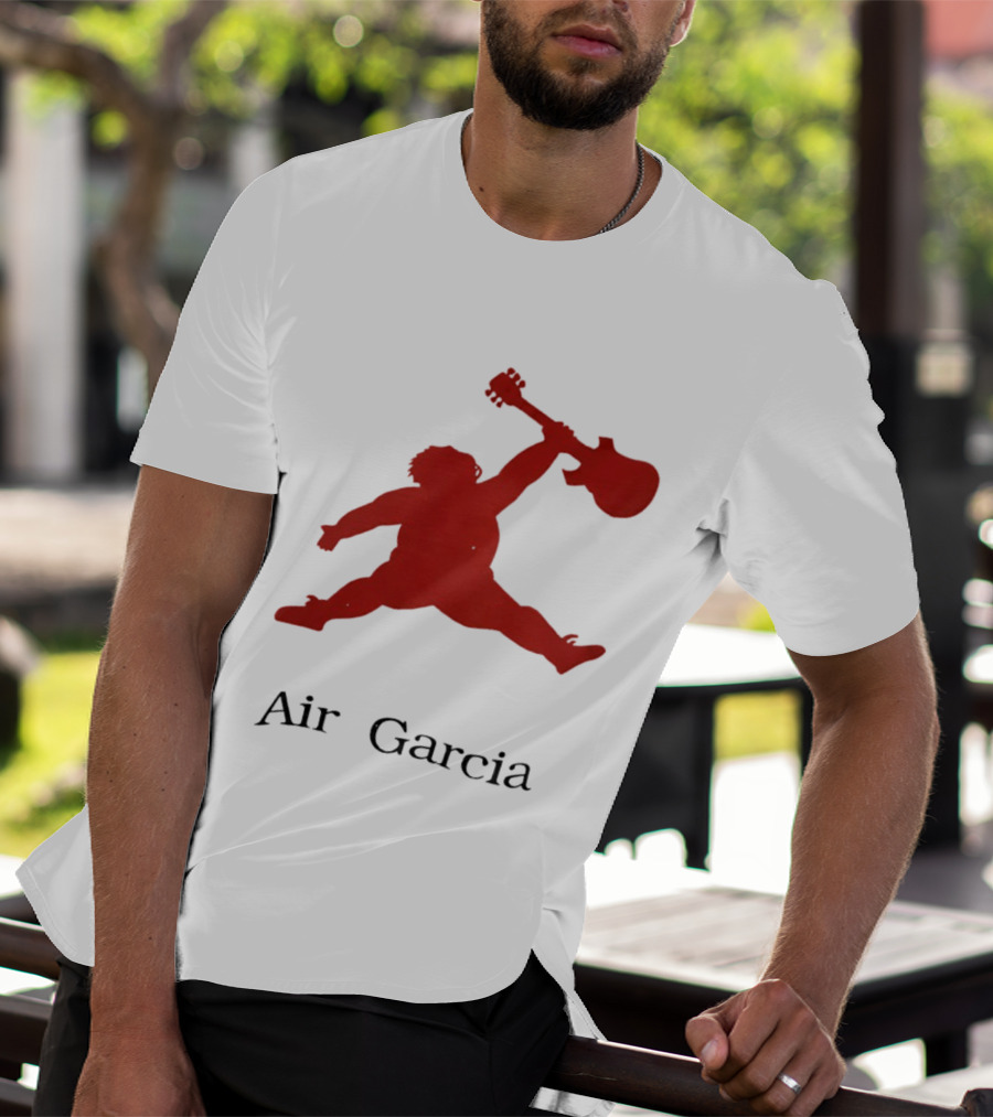 Air Garcia Jerry Garcia Silhouette Iconic Rock Legend T-Shirt