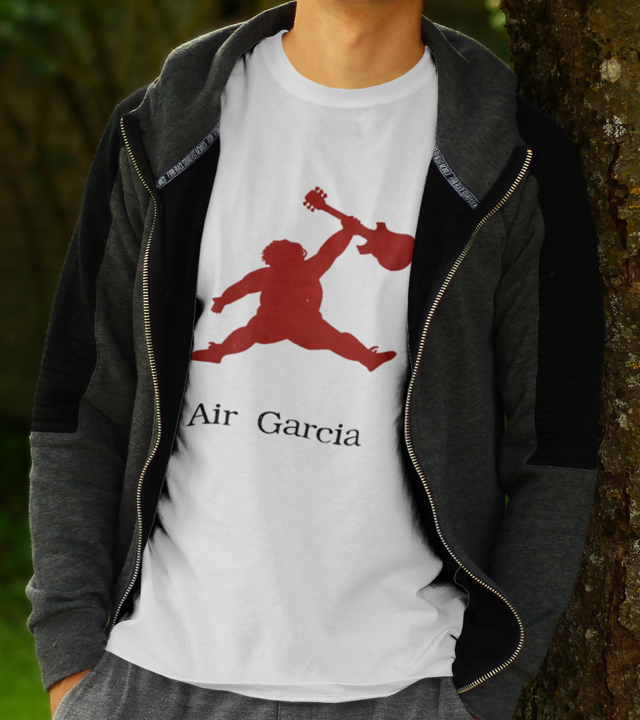 Air Garcia Jerry Garcia Silhouette Iconic Rock Legend T-Shirt
