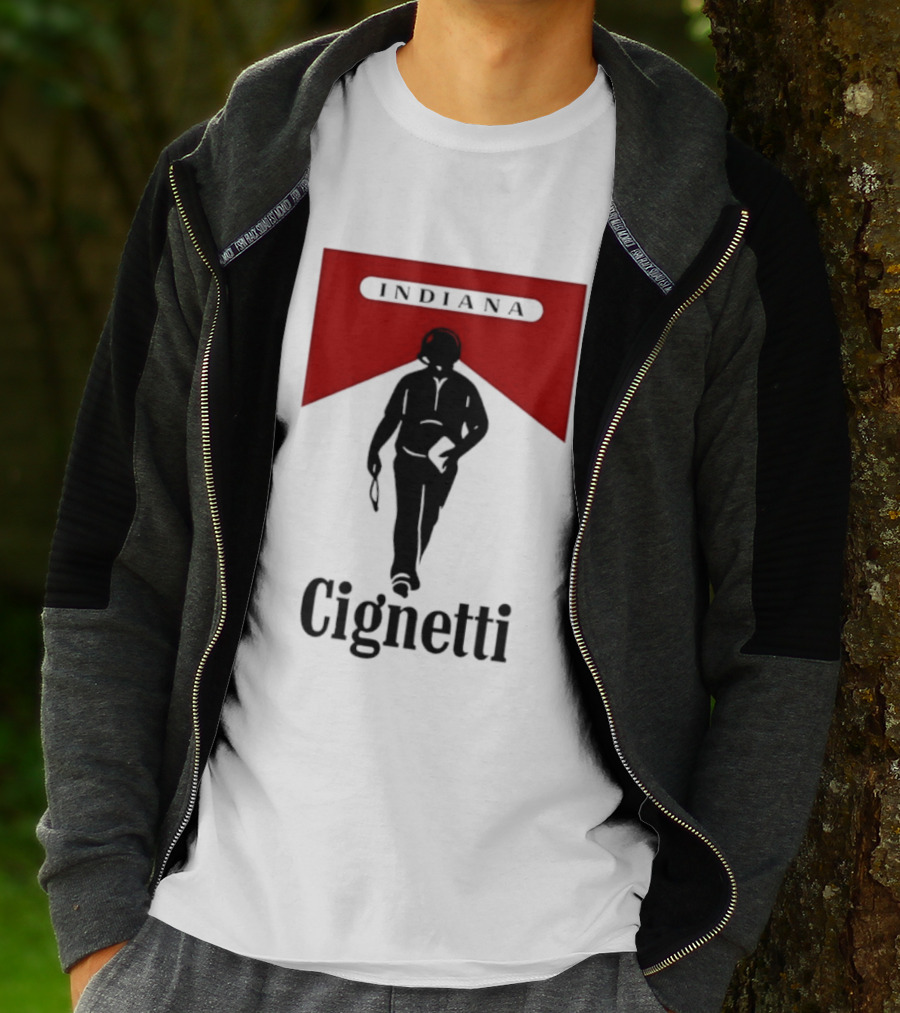 Indiana Cignetti Coach Marlboro Cigarette T-Shirt