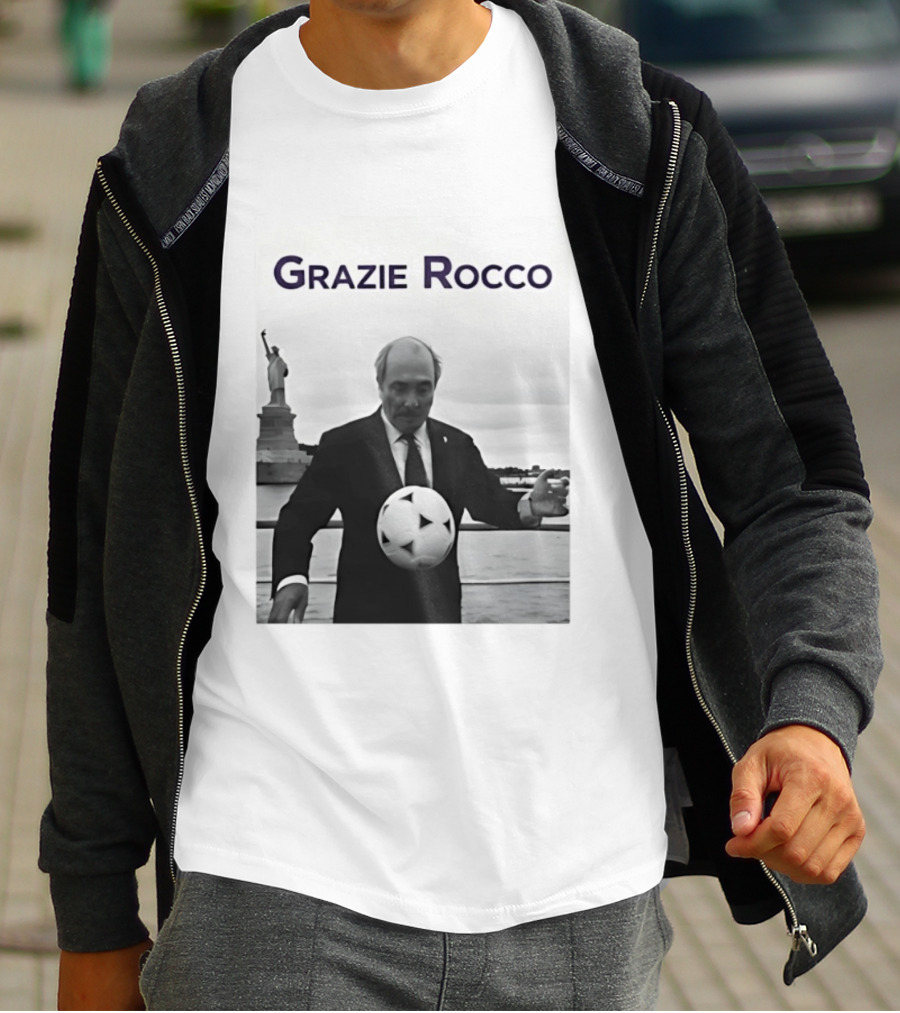 Grazie Rocco Commisso Statue Of Liberty Soccer T-Shirt