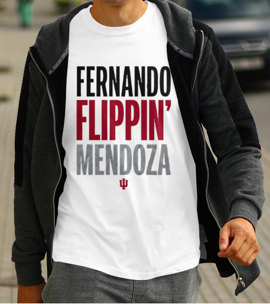 Fernando Mendoza Flippin' Indiana Hoosiers T-Shirt