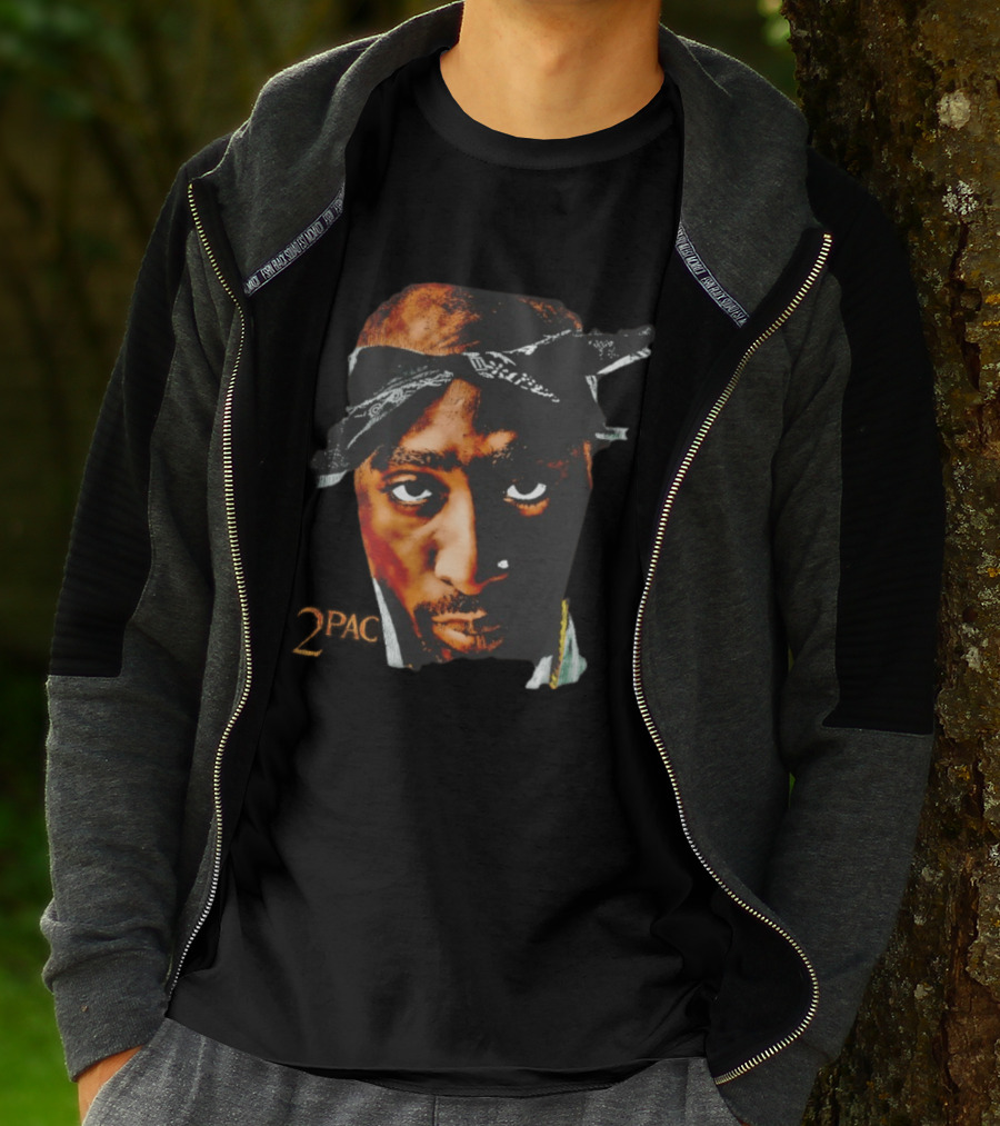 2Pac Bandana Style Face T-Shirt