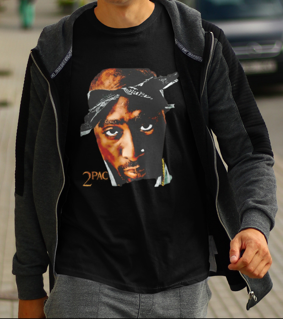 2Pac Bandana Style Face T-Shirt
