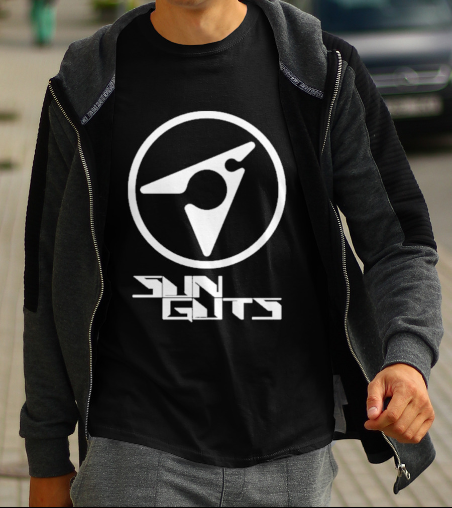 Sun Guts Circular Monogram T-Shirt