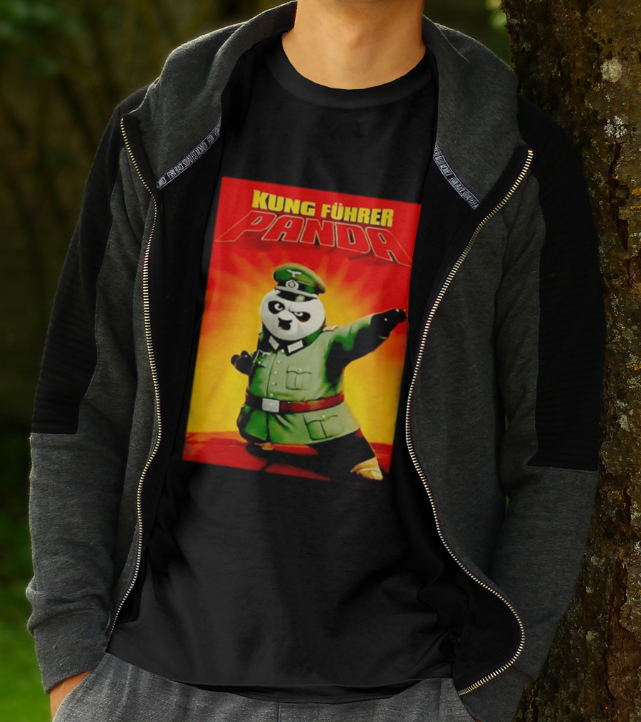 Kung Fuhrer Panda Parody Martial Arts Soldier Pun T-Shirt