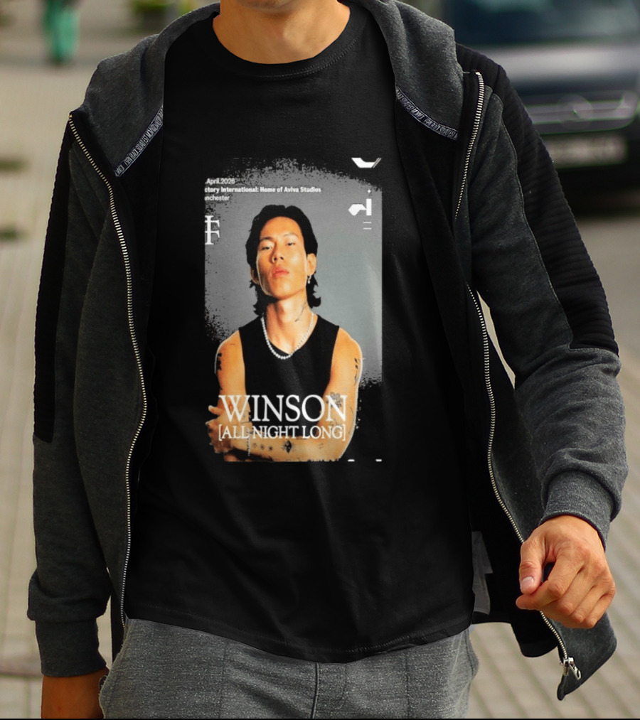 Winson All Night Long Factory International Home Of Aviva Studios Manchester April 2026 T-Shirt