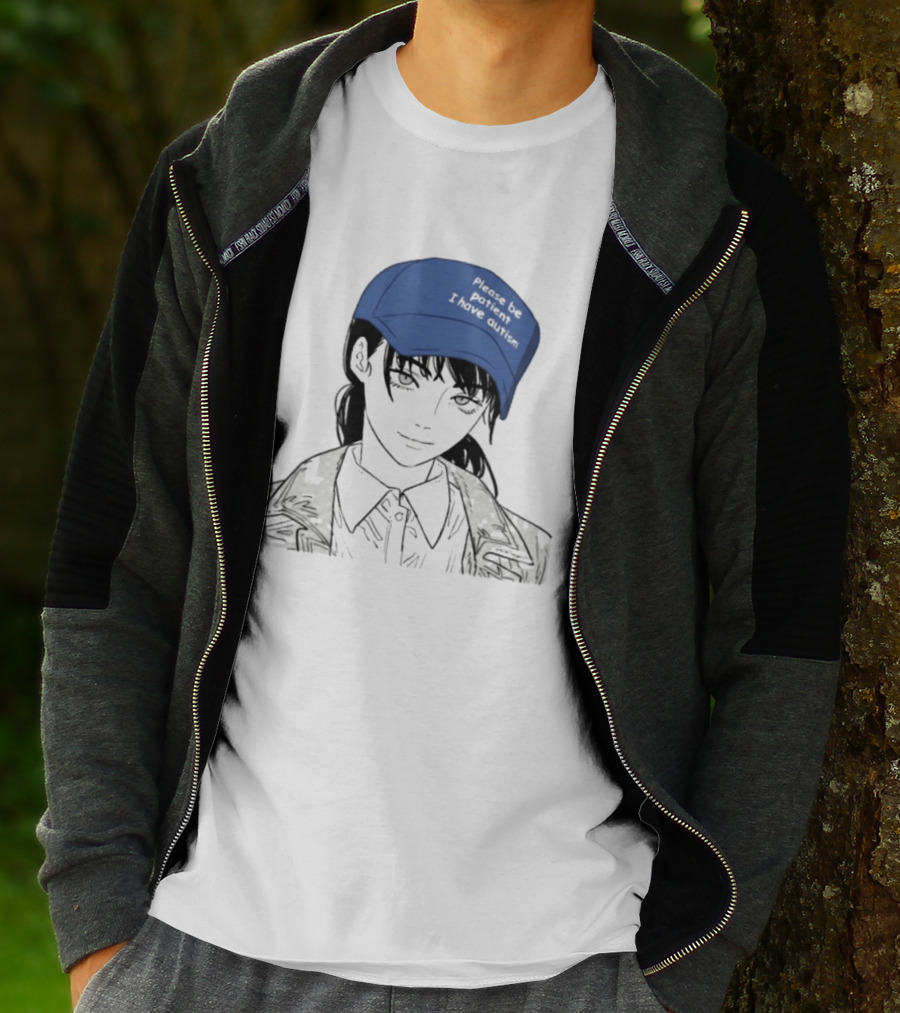 Please Be Patient I Have Autism Manga Chainsaw Girl Hat T-Shirt