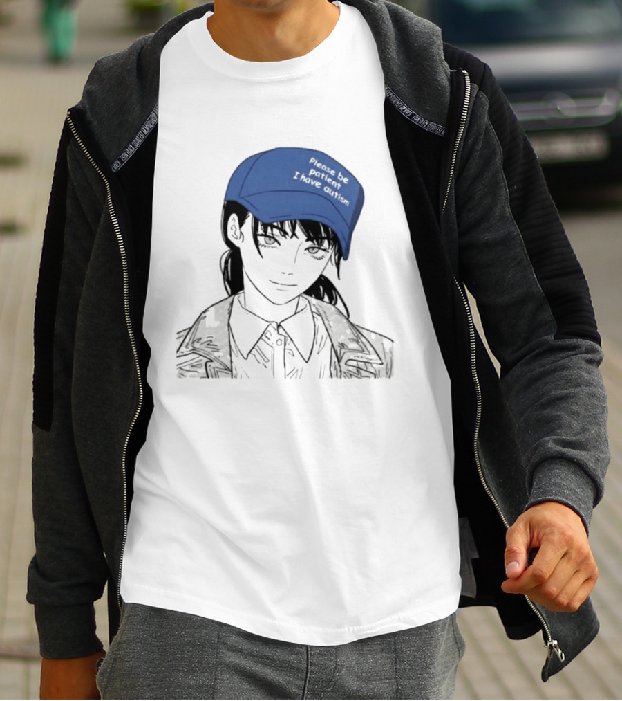 Please Be Patient I Have Autism Manga Chainsaw Girl Hat T-Shirt