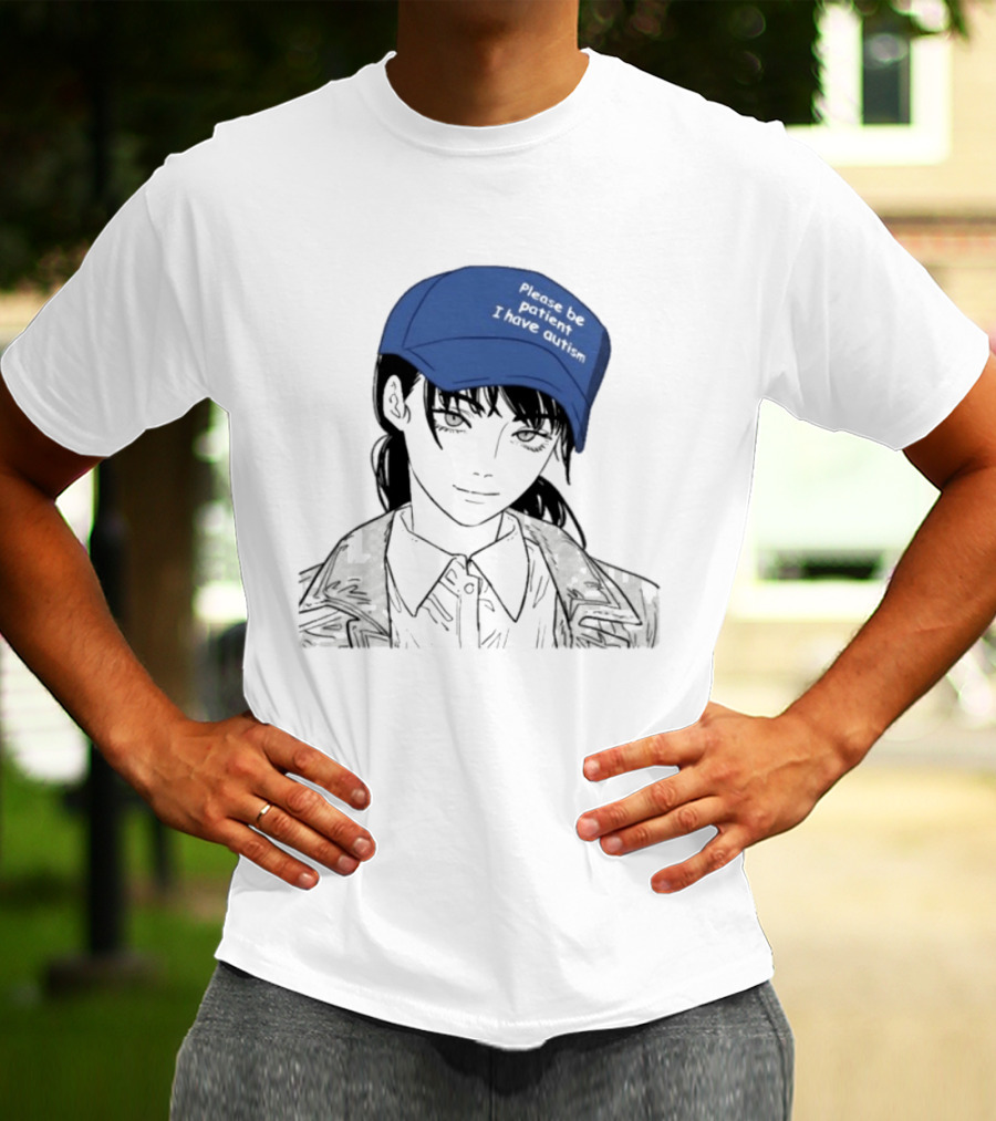 Please Be Patient I Have Autism Manga Chainsaw Girl Hat T-Shirt
