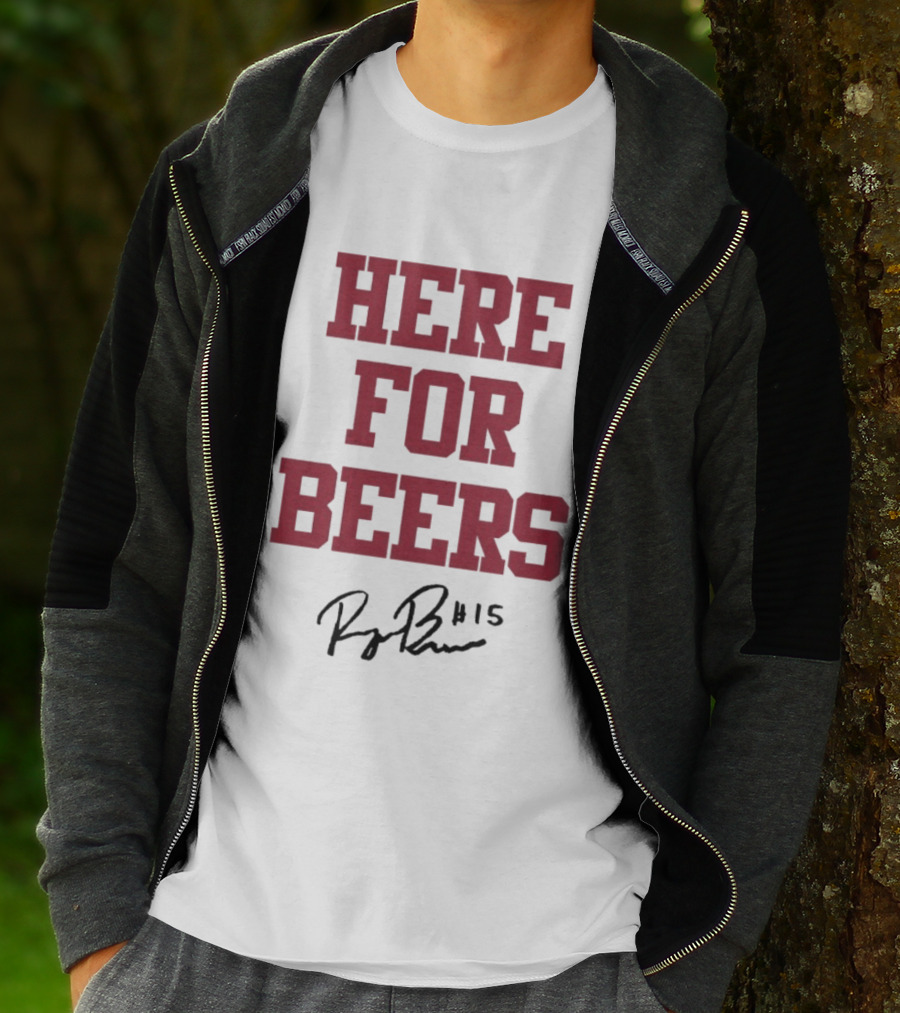 Raegan Beers Here For Beers #15 Oklahoma Sooners T-Shirt