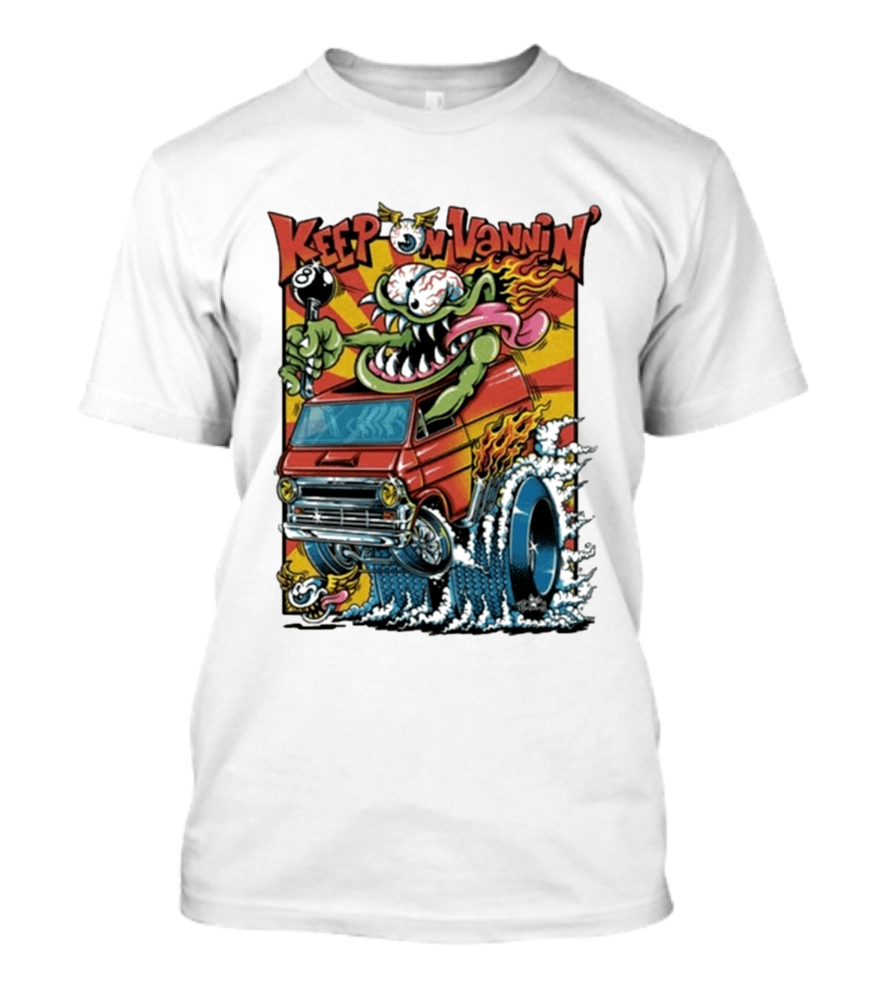 Keep On Vannin Ramone Sketch Monster Van T-Shirt