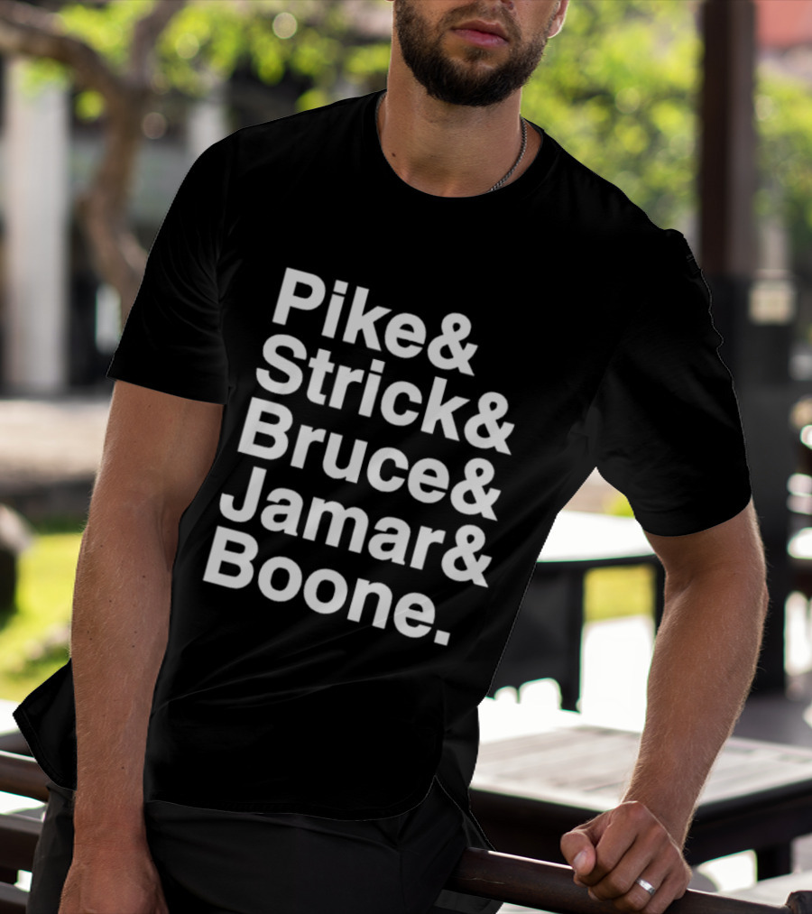 Pike Strick Bruce Jamar Boone Denver Nuggets Players T-Shirt