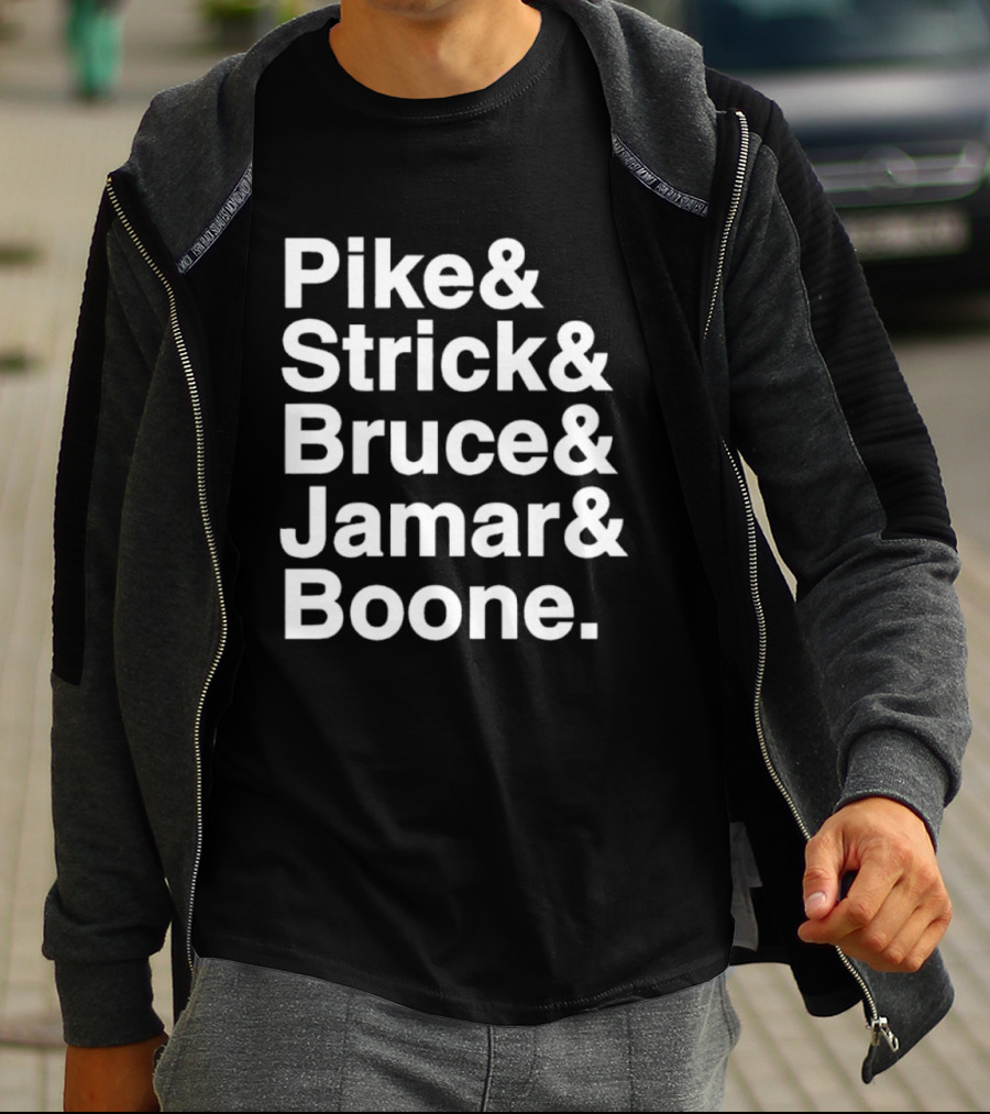 Pike Strick Bruce Jamar Boone Denver Nuggets Players T-Shirt