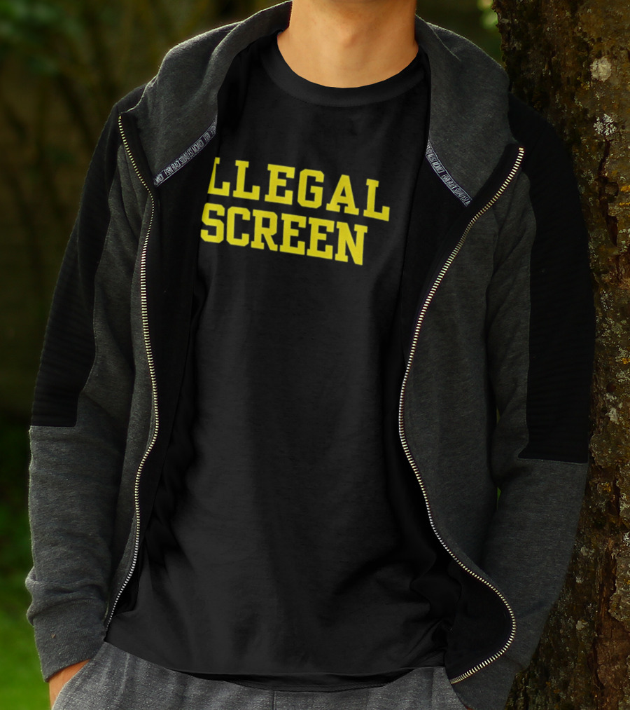 Illegal Screen Boston Celtics Basketball Humor T-Shirt