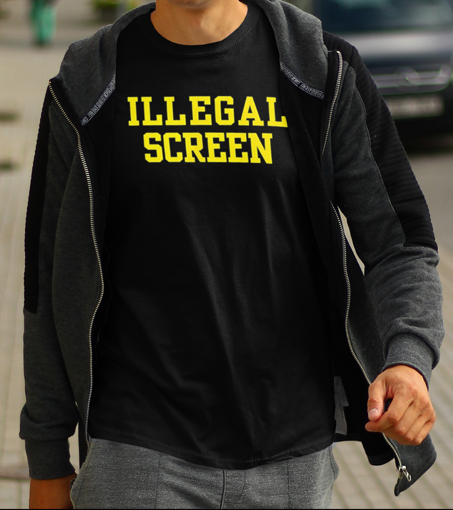 Illegal Screen Boston Celtics Basketball Humor T-Shirt