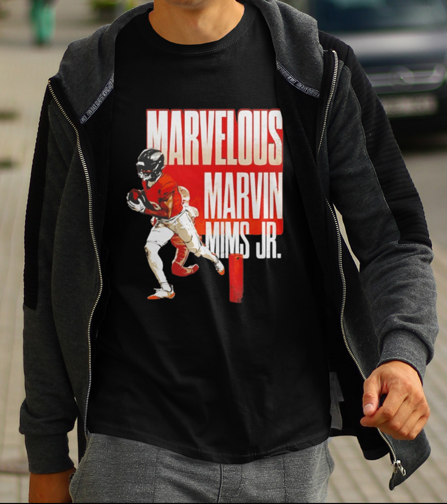 Marvelous Marvin Mims Jr Denver Broncos Football Star T-Shirt