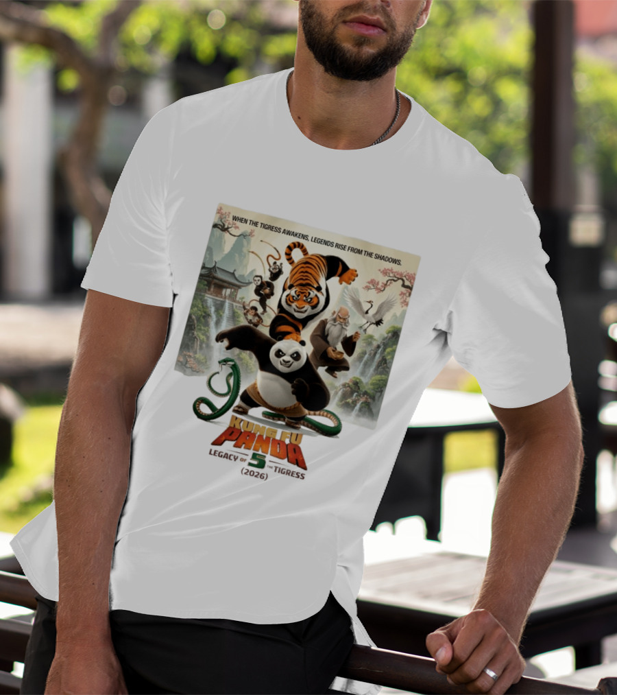 Kung Fu Panda 5 Legacy Of The Tigress 2026 When The Tigress Awakens Legends Rise T-Shirt