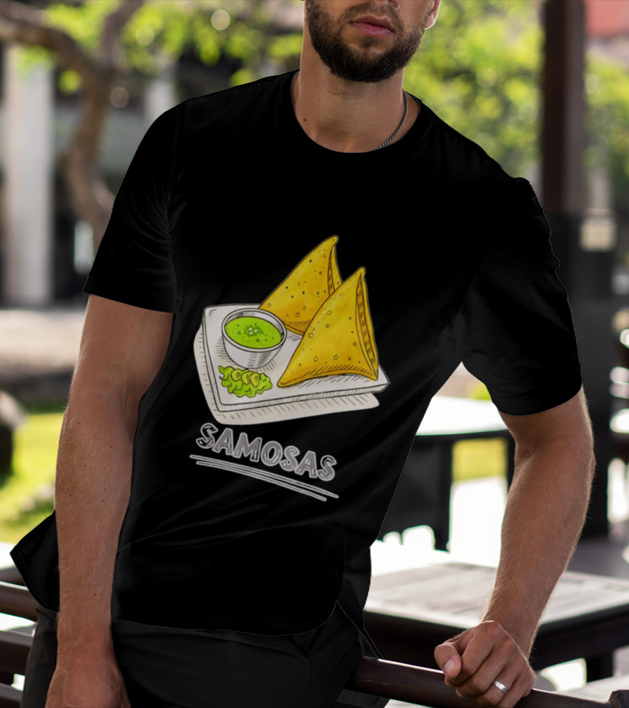 Samosa Lover Indian Snack Foodie Delight T-Shirt
