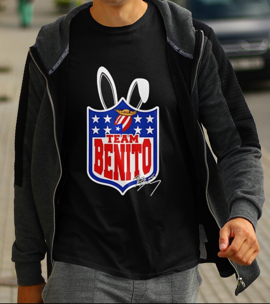 Team Benito Bad Bunny Stars Football T-Shirt
