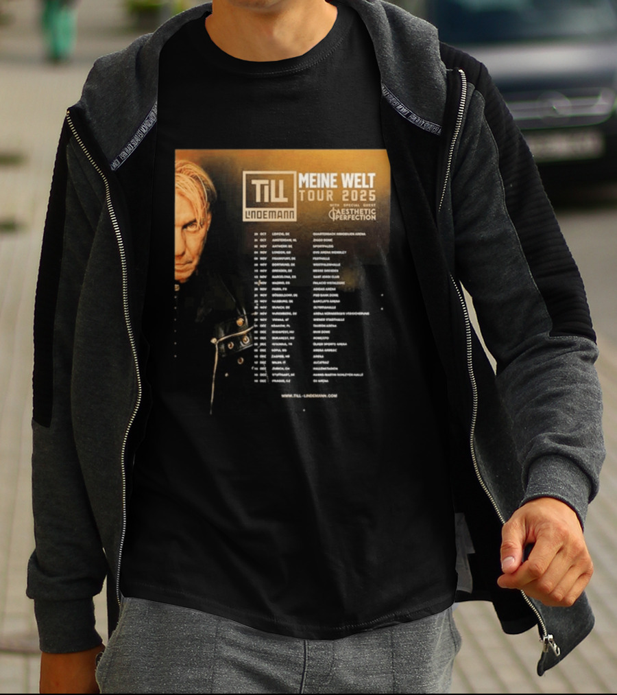 Till Lindemann Meine Welt Tour 2025 Aesthetic Perfection Special Guest T-Shirt
