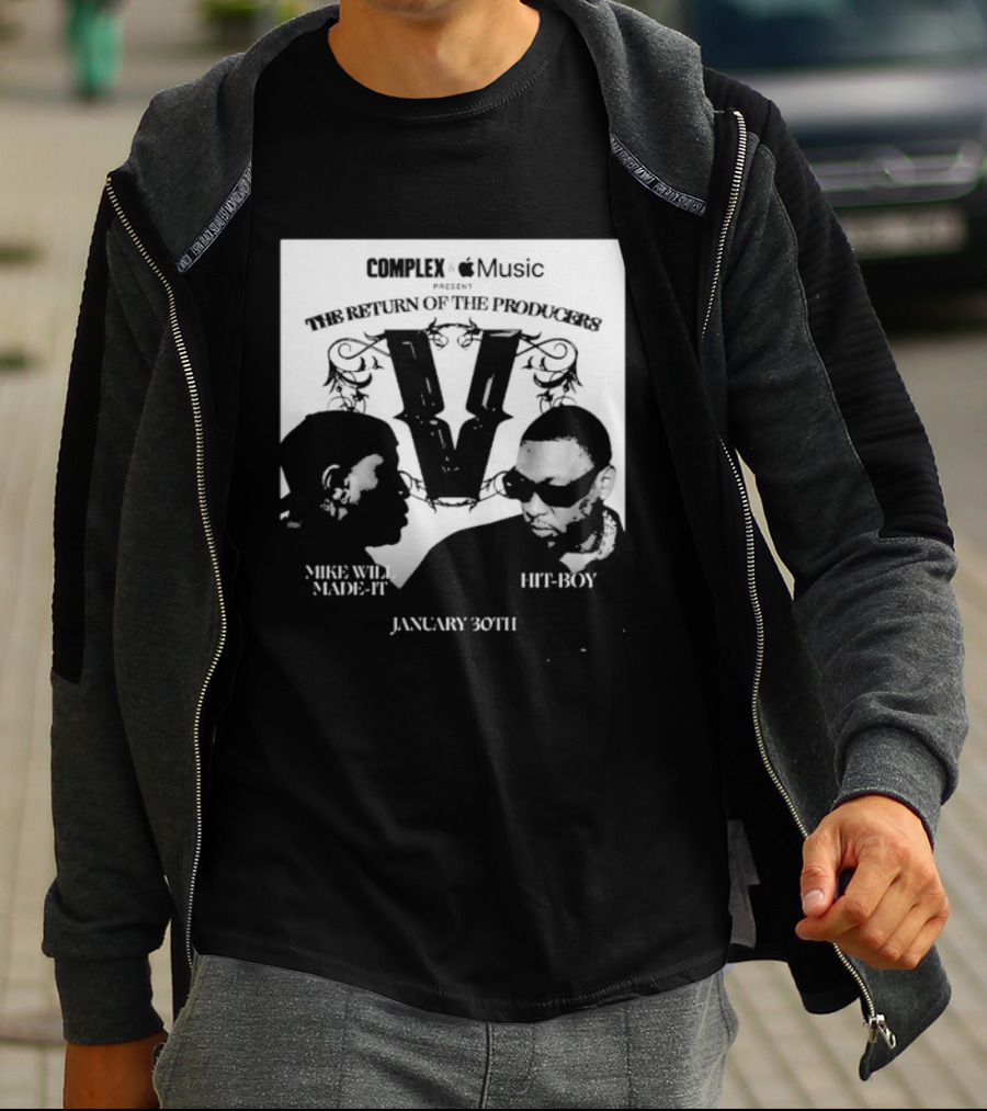 Complex Apple Music Verzuz The Return Of The Producers Mike Will Made It Vs Hit Boy January 30 T-Shirt
