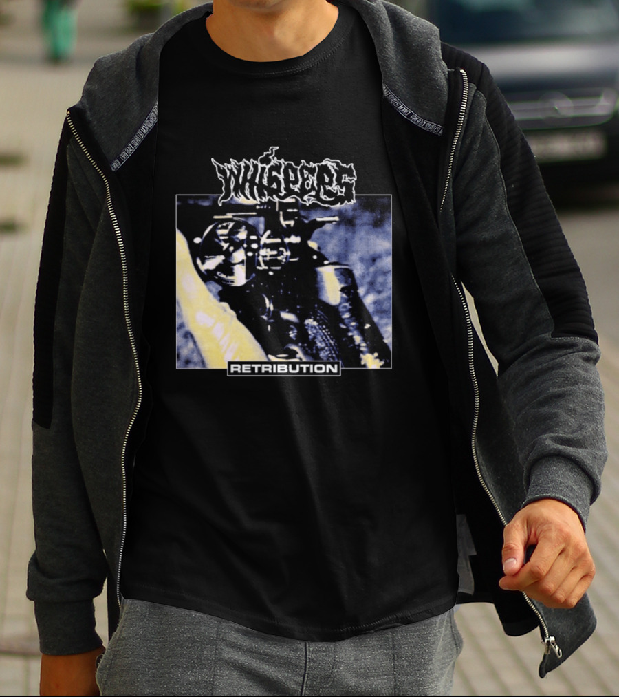 Whispers Retribution Motorcycle Engine T-Shirt