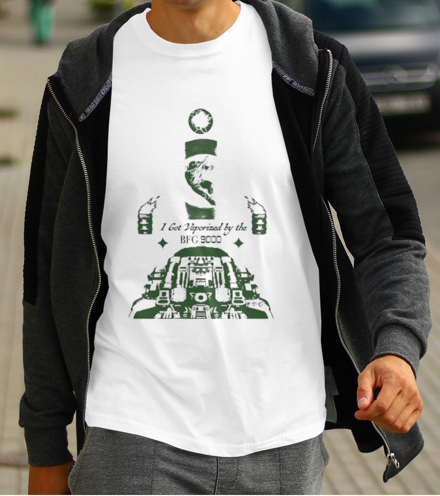 I Got Vaporized By The BFG 9000 Vintage Gaming Reference T-Shirt