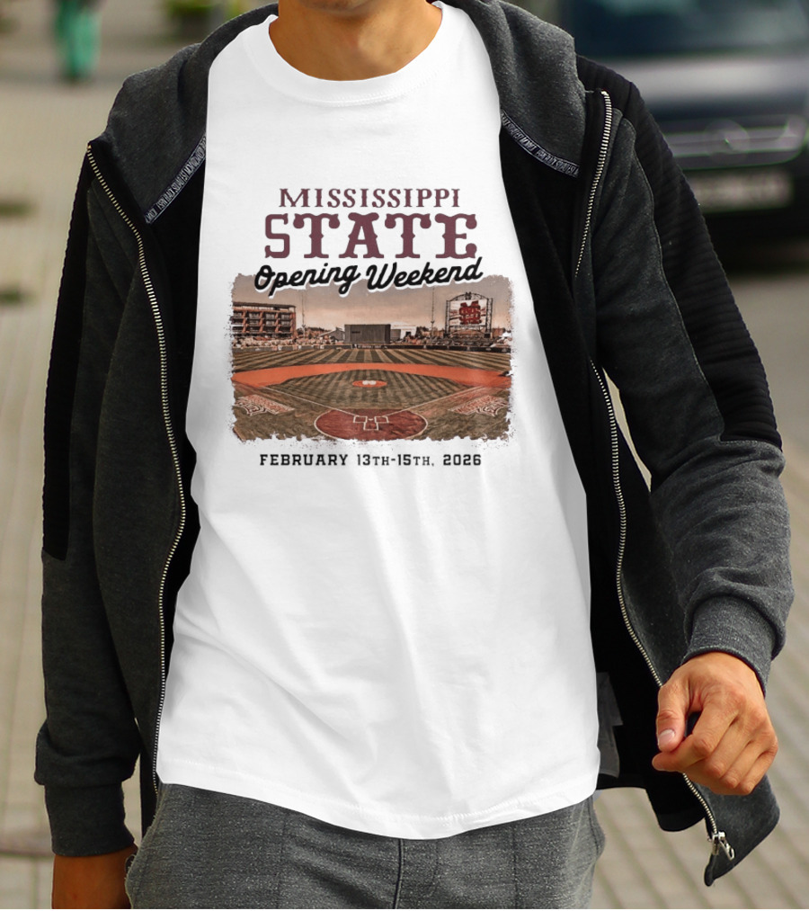 Mississippi State Opening Weekend February 13th 15th 2026 T-Shirt