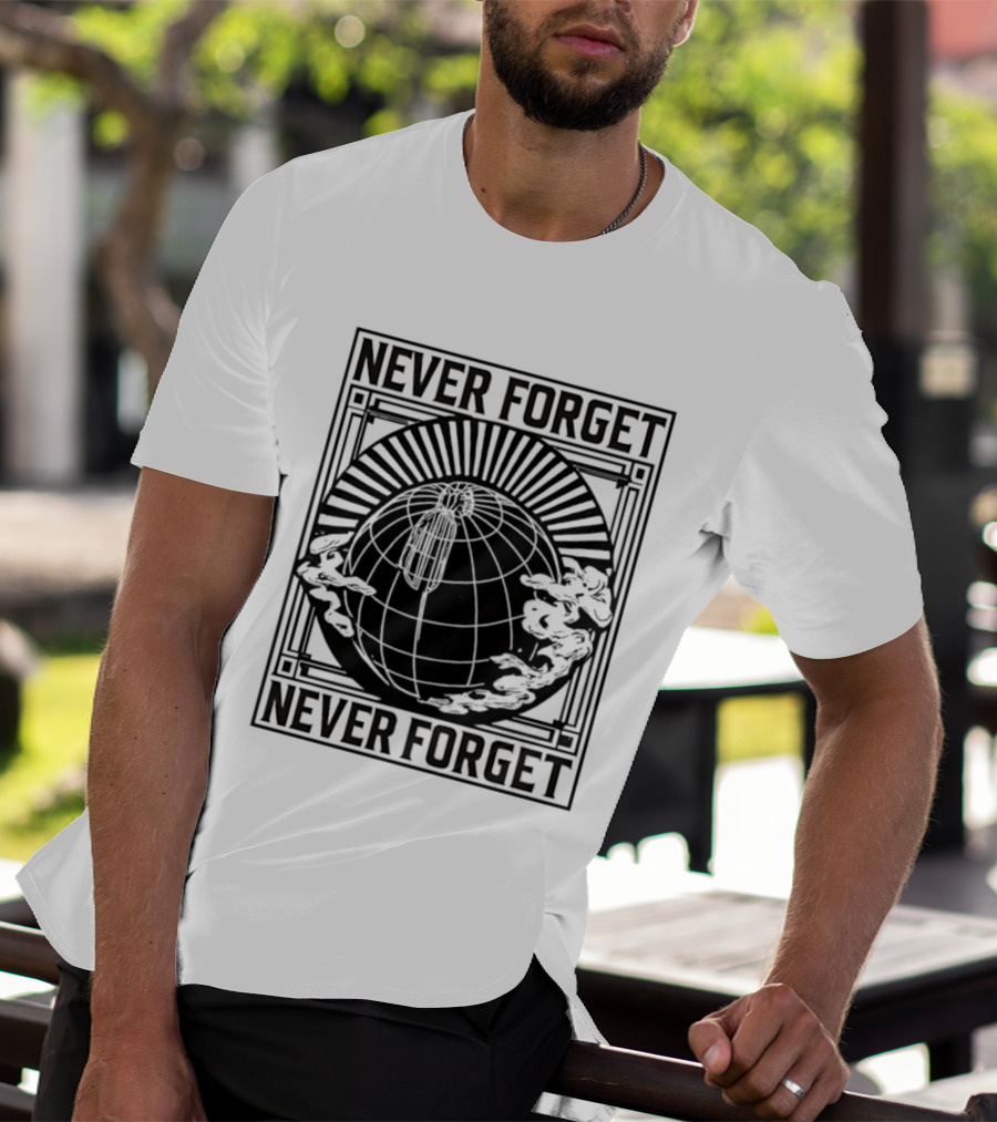 NEVER FORGET Nat Geo Globe SS T-Shirt