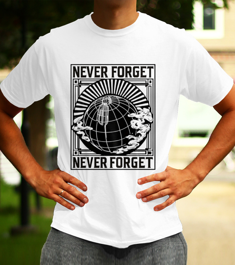 NEVER FORGET Nat Geo Globe SS T-Shirt