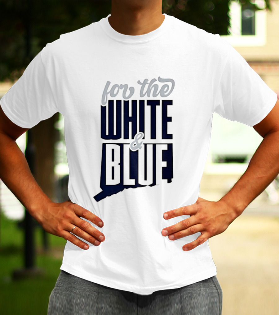 UConn Huskies For The White And Blue T-Shirt