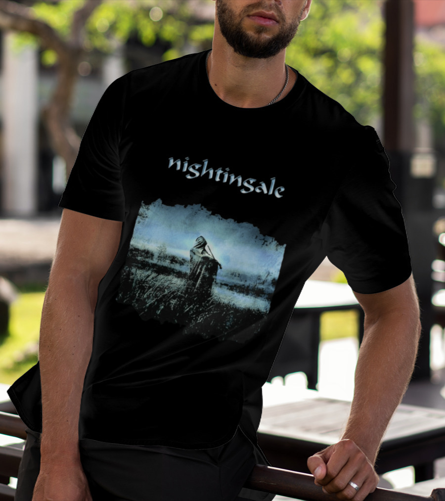 Nightingale Ethereal Nightfall Scene T-Shirt