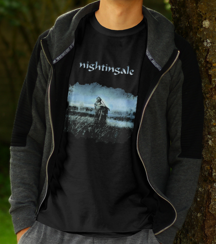 Nightingale Ethereal Nightfall Scene T-Shirt
