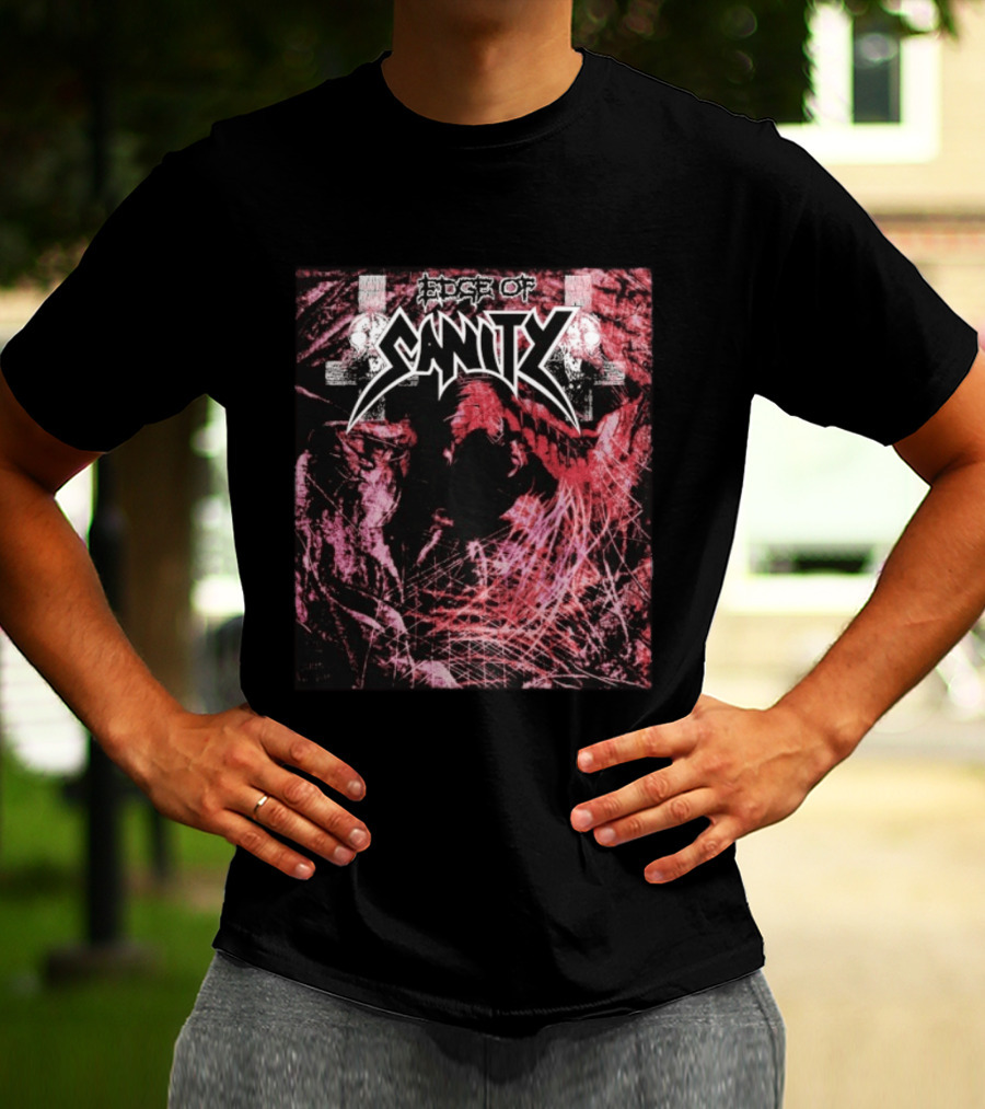 Edge Of Sanity Infernal Album Cover Black Metal Aesthetic T-Shirt