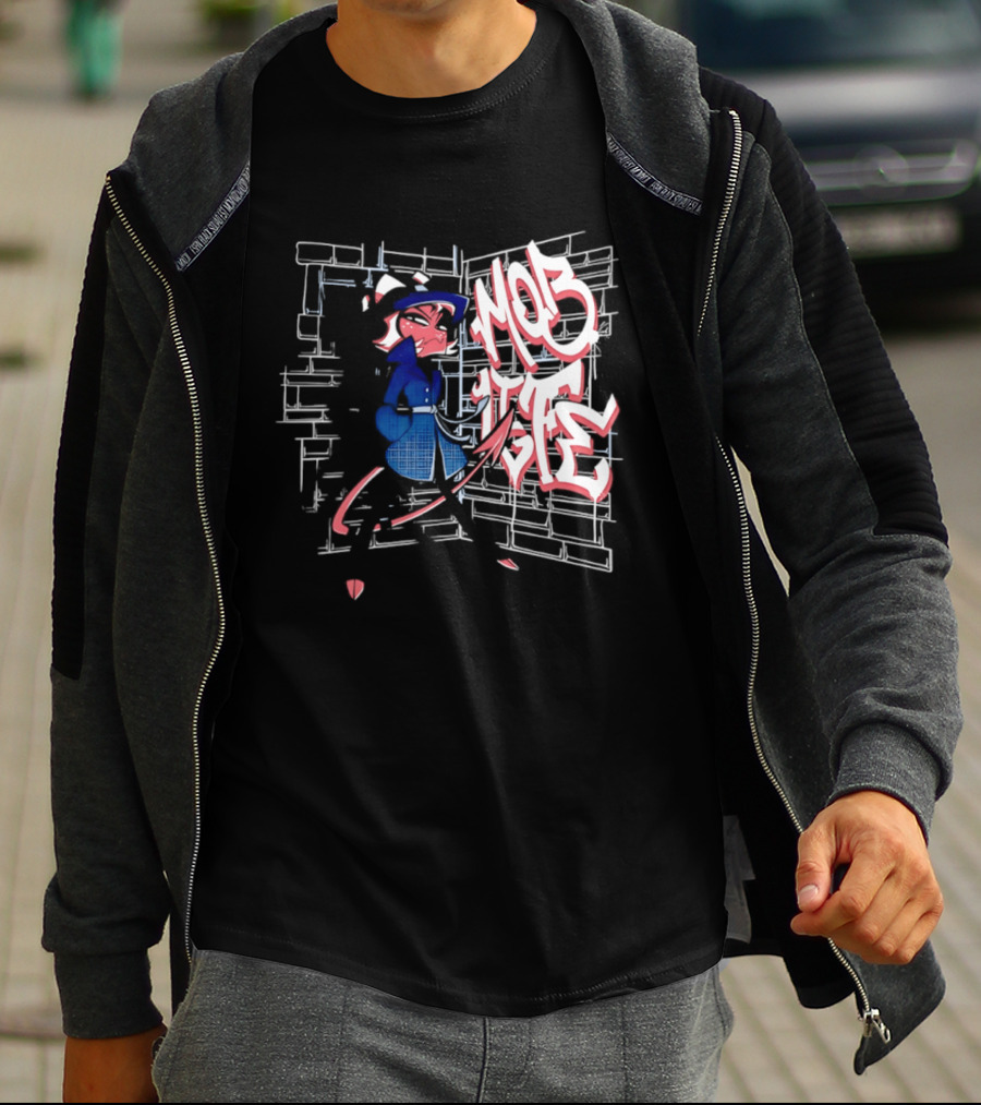 Helluva Boss Mob Life Urban Style Graffiti T-Shirt