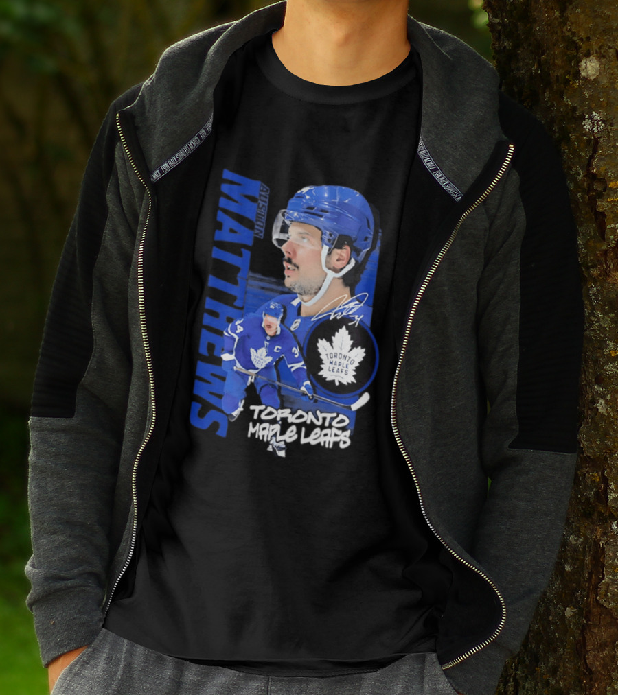 Toronto Maple Leafs Auston Matthews Signature Playmaker T-Shirt