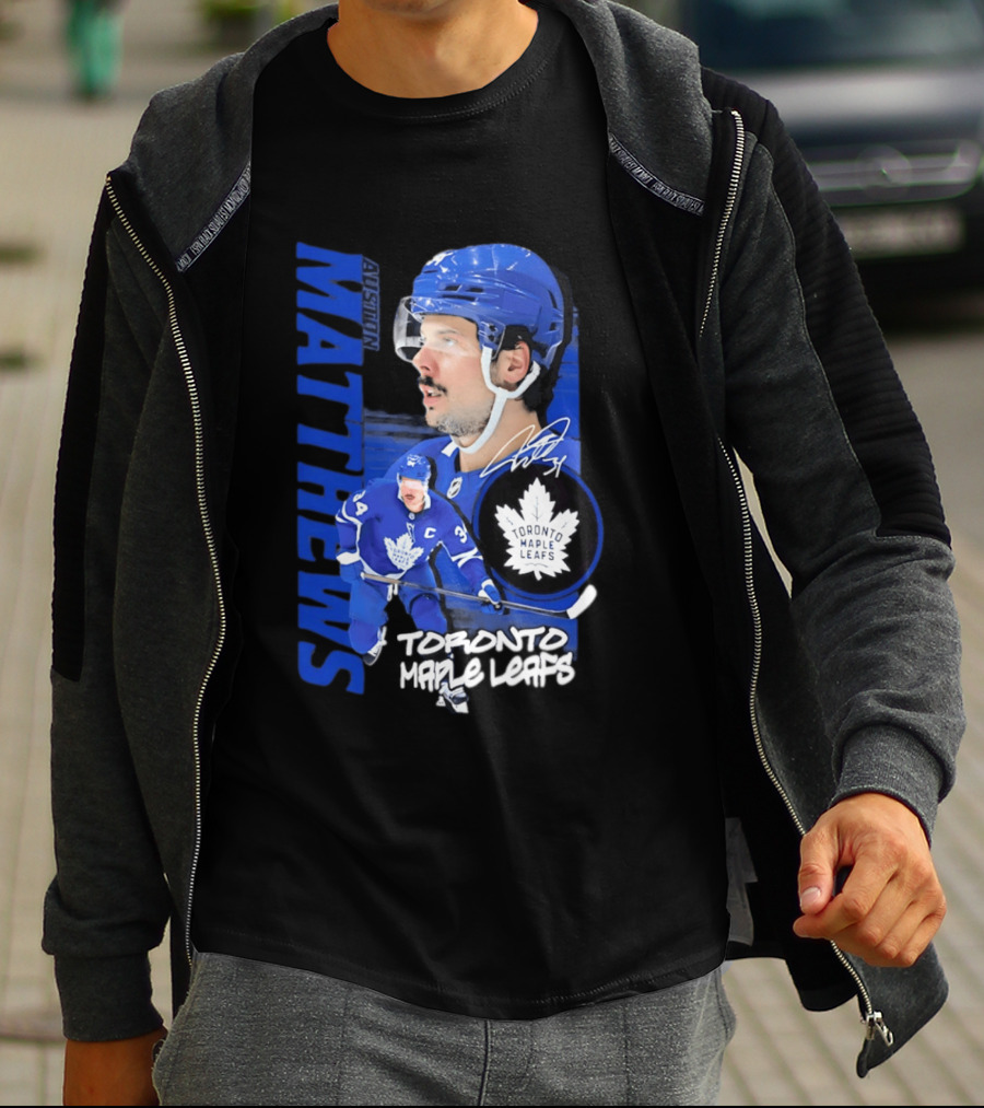 Toronto Maple Leafs Auston Matthews Signature Playmaker T-Shirt