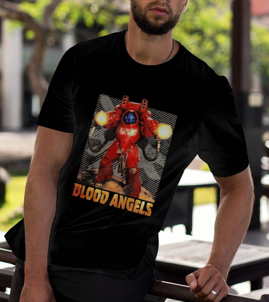 Warhammer 40 000 Blood Angels Space Marine Power Armor T-Shirt