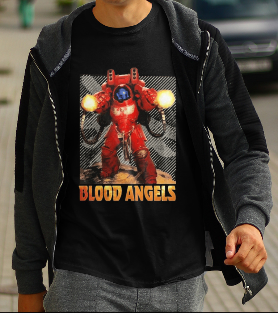Warhammer 40 000 Blood Angels Space Marine Power Armor T-Shirt